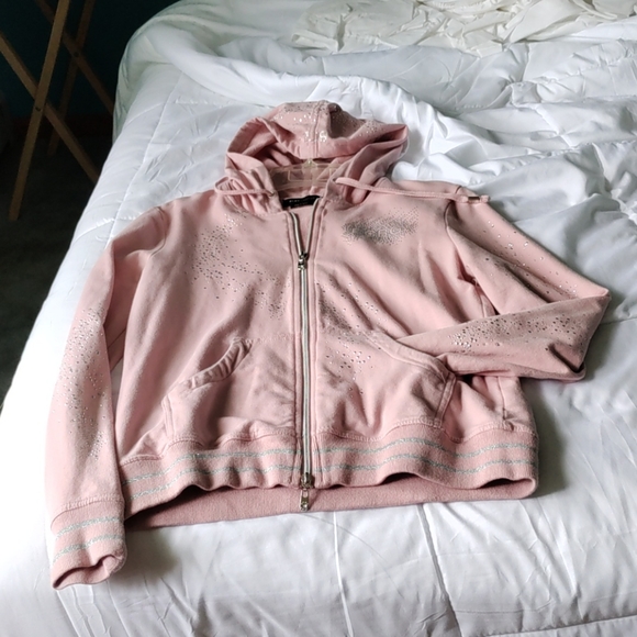 BCBG Tops - ✨BCBG woman size large pink hoodie